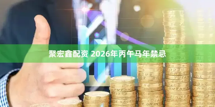 聚宏鑫配资 2026年丙午马年禁忌