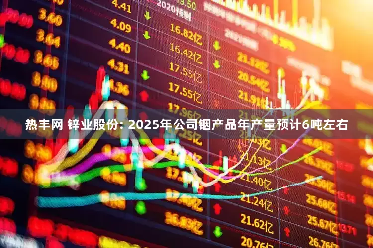热丰网 锌业股份: 2025年公司铟产品年产量预计6吨左右